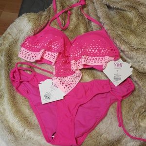 Pink 2 piece bathing suit $Make an offer$
